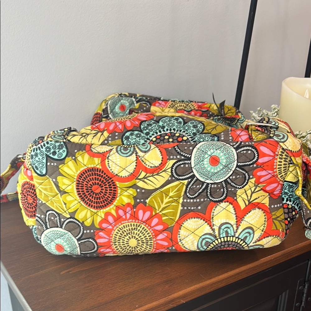 Vibrant Floral Pattern Backpack - image 3